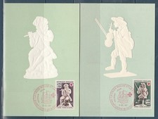 CFA  Réunion  carte la paire croix rouge    974 Saint Denis  1967