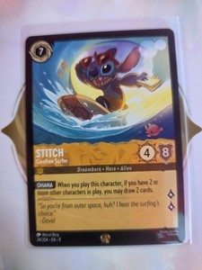 Lorcana Fabled Stitch - Carefree Surfer 24/204