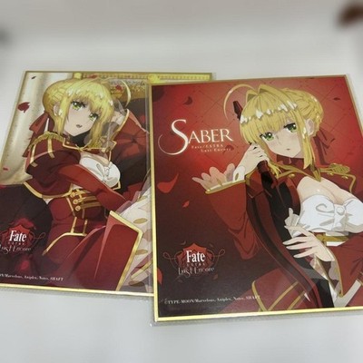 Fate Saber Nero Claudius Shikishi set of 2