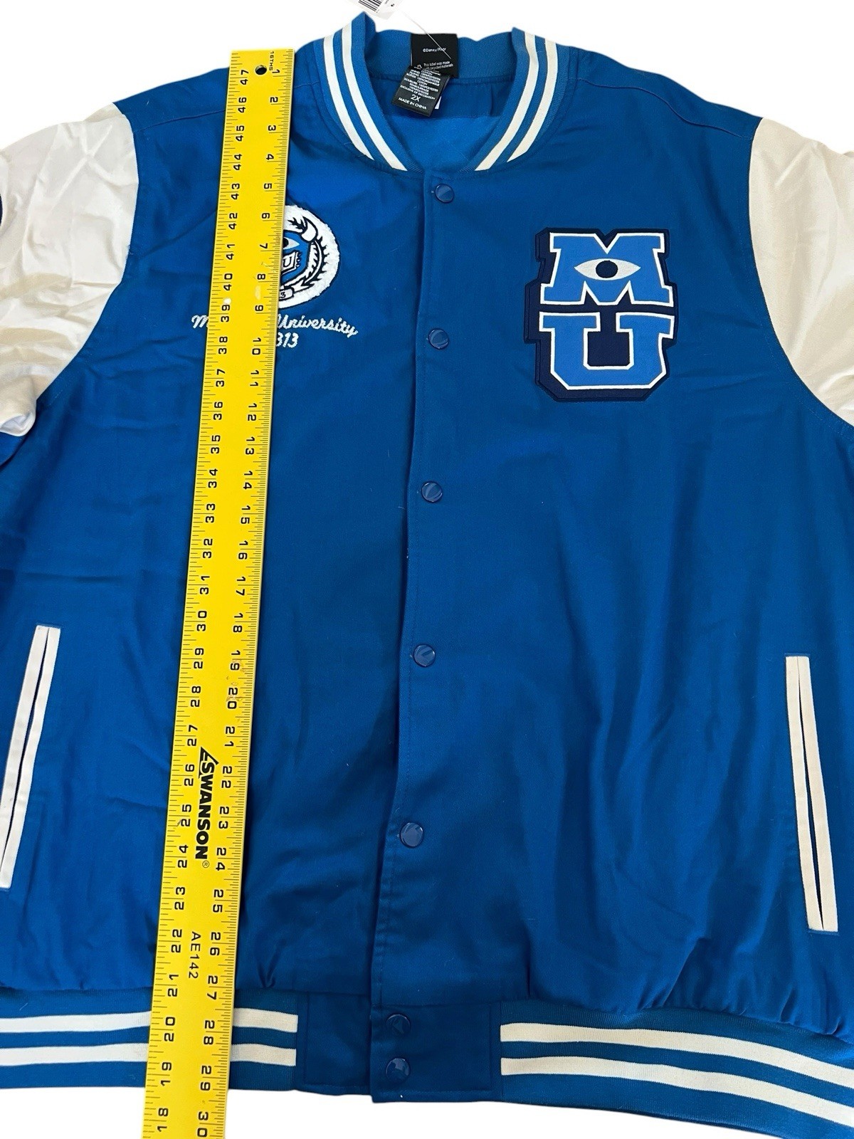 Disney Pixar Monsters University Varsity Jacket Unisex Sizes 2X NWT image 3