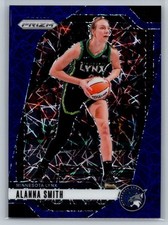 2024 Panini Prizm WNBA #111 Alanna Smith Blue Velocity Prizms