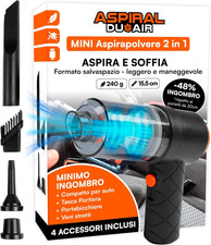 Aspirapolvere Aspirabriciole Senza Fili Auto Casa E Ufficio - Mini Aspiratore E