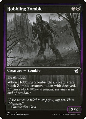 [MTG] Hobbling Zombie (106) (DBL) NM