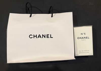 Sealed Chanel Number 5 Eau de Parfum Spray 3.4OZ 100ML  &  Chanel Gift Bag