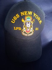 Authentic Navy USS New York LPD 21 (Never Forget) Adjustable BB (Made in USA)