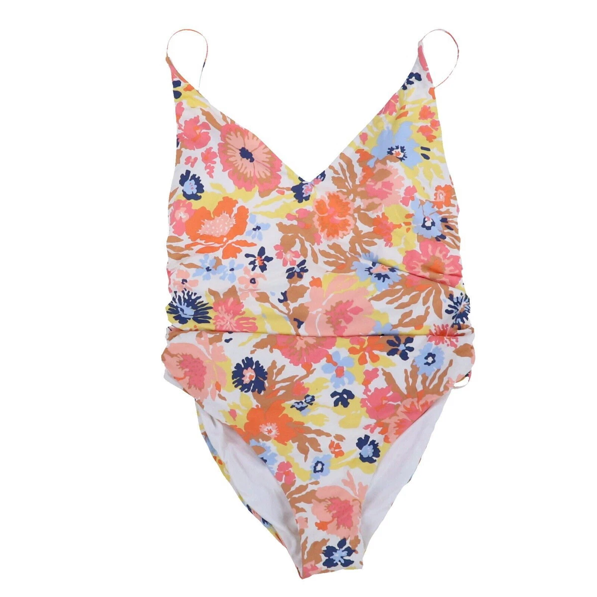Traje De Baño Roxy Mujer Secado Rápido - Bañador Enterizo, Tirantes Cruzados, Poliéster Reciclado, Talla XXL