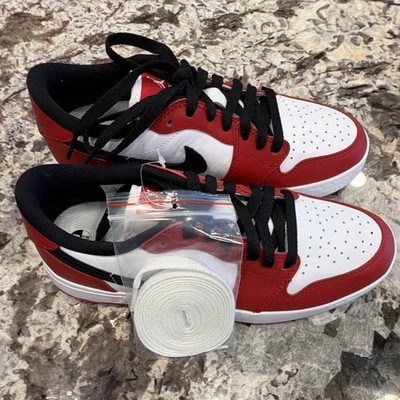 Nike Air Jordan 1 Low G SPK Golf Men s Leather shoe Red/White/Black NEW IN BOX!!