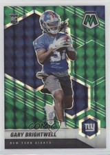 2021 Panini Mosaic Rookies Green Mosaic Prizm Gary Brightwell #377 2l4
