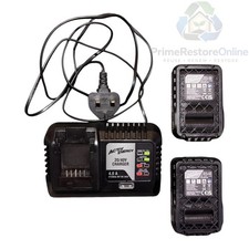 Ferrex Activ Energy 20v/40v Li-ion Battery Charger plus 2 x 2.0Ah batteries