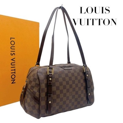 Louis Vuitton Damier Rivington GM Brown Shoulder Bag Japan 074380