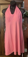 NWT Talbots PINK White Polka Dot Vintage Womens SUMMER Sundress BEACH Active XL