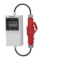 Contatore elettrico mobile MID 5x4mm2 circa 1,3 m spina 32A distributore di...