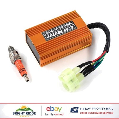 High Performance Racing CDI Box with Spark Plug for GY6 125cc 150cc 250cc