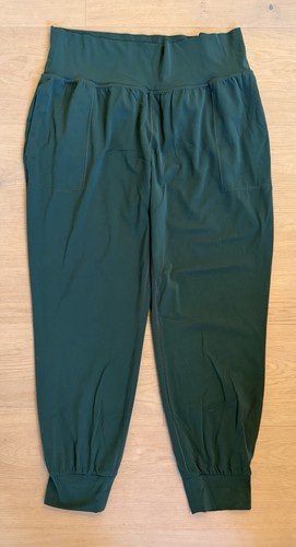 Athleta Pantaloni Jogger Saluti Alti Leggings Verde Taglia XL - Foto 1 di 4