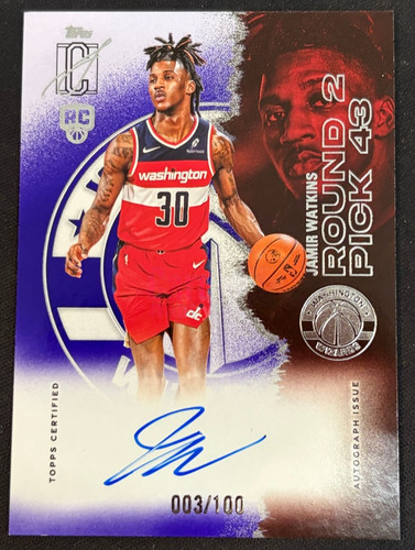 2025 Topps Signature Jamir Watkins Purple (RAW)