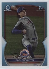 2023 Bowman Draft Chrome Sky Blue Refractor Zach Thornton #BDC-187 11o2