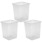 3pcs Praktische Gehäuse, die Inkubatoren Fütterung Fütterung Lebensräume