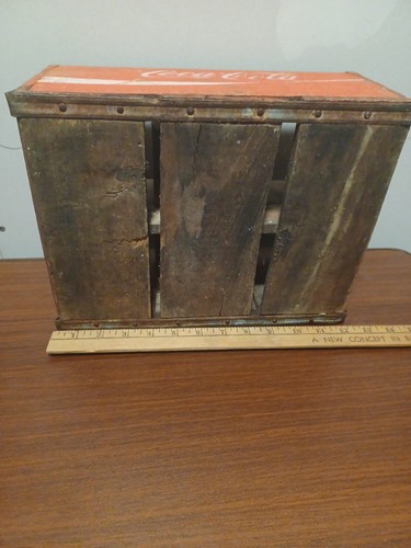 Coca Cola 26oz Soda Bottle Wooden Crate / Carrier Dated 1974 - Picture 9 of 12