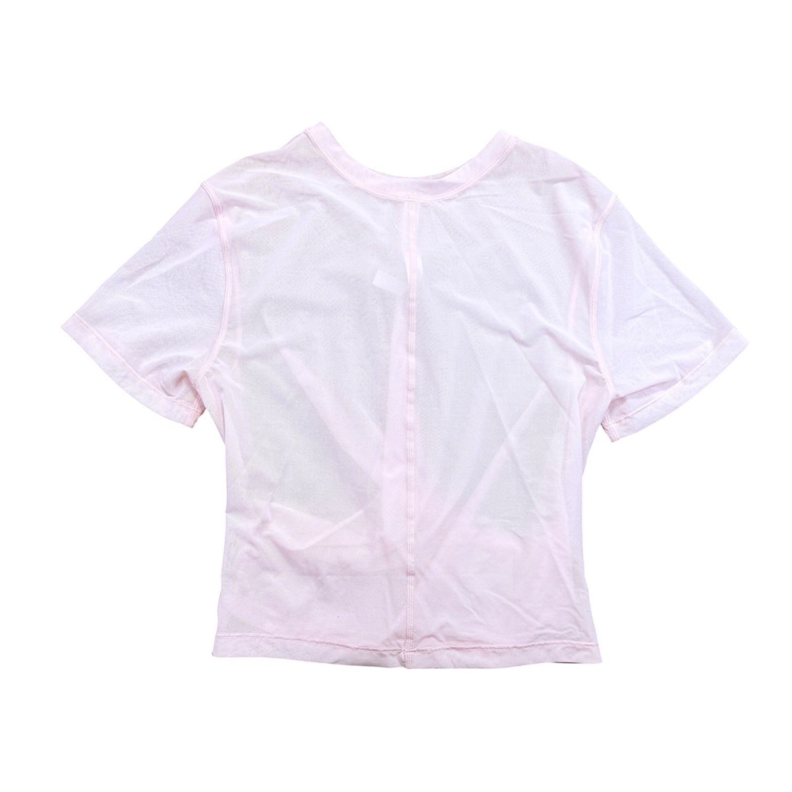Lululemon Lightweight Mesh Reversible Yoga Tee sz 4 Strawberry Milkshake LW3FOY image 3