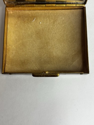 Vintage Ladies Compact w/ Rhinestone Top - Picture 3 of 4
