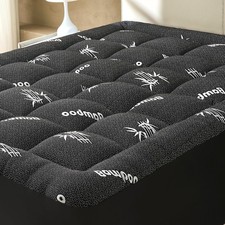 Queen Size Mattress Topper Viscose Derived from Bamboo, Soft Thick Pillow Top...