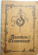 Familien-Stammbuch 1924 - 1982, mit einem Geburtsschein