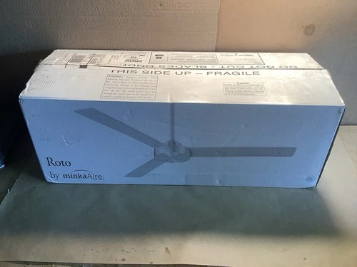 Minka Aire Roto Ceiling Fan, Oil Rubbed Bronze - F524-ORB Minkaaire -NEW IN BOX - Picture 1 of 8