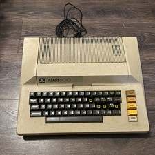Vintage Atari 800 Computer Console POWERS ON KEYBOARD WORKS MISSING KEYCAPS