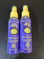 Lot of 2 Sun Bum Blonde Tone Enhancer Leave In Treatment 4 fl oz each *NEW*