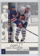2002 Upper Deck Mask Collection Potential Gems /1750 Carlo Colaiacovo #150 2a8
