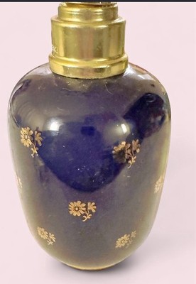 RARE Lampe Berger Paris Limoges Revol Porcelain Cobalt Blue