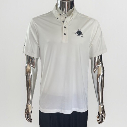 Ogio Polo Shirt Alfa Romeo Quadrifoglio Logo Button Down Collar Men's M - Picture 4 of 15