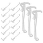  15 Stück Volant-Clips: Jalousie-Clips – versteckter Volant-Halter aus