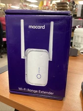 Macard WiFi Range Extender Model N300 - New Open Box