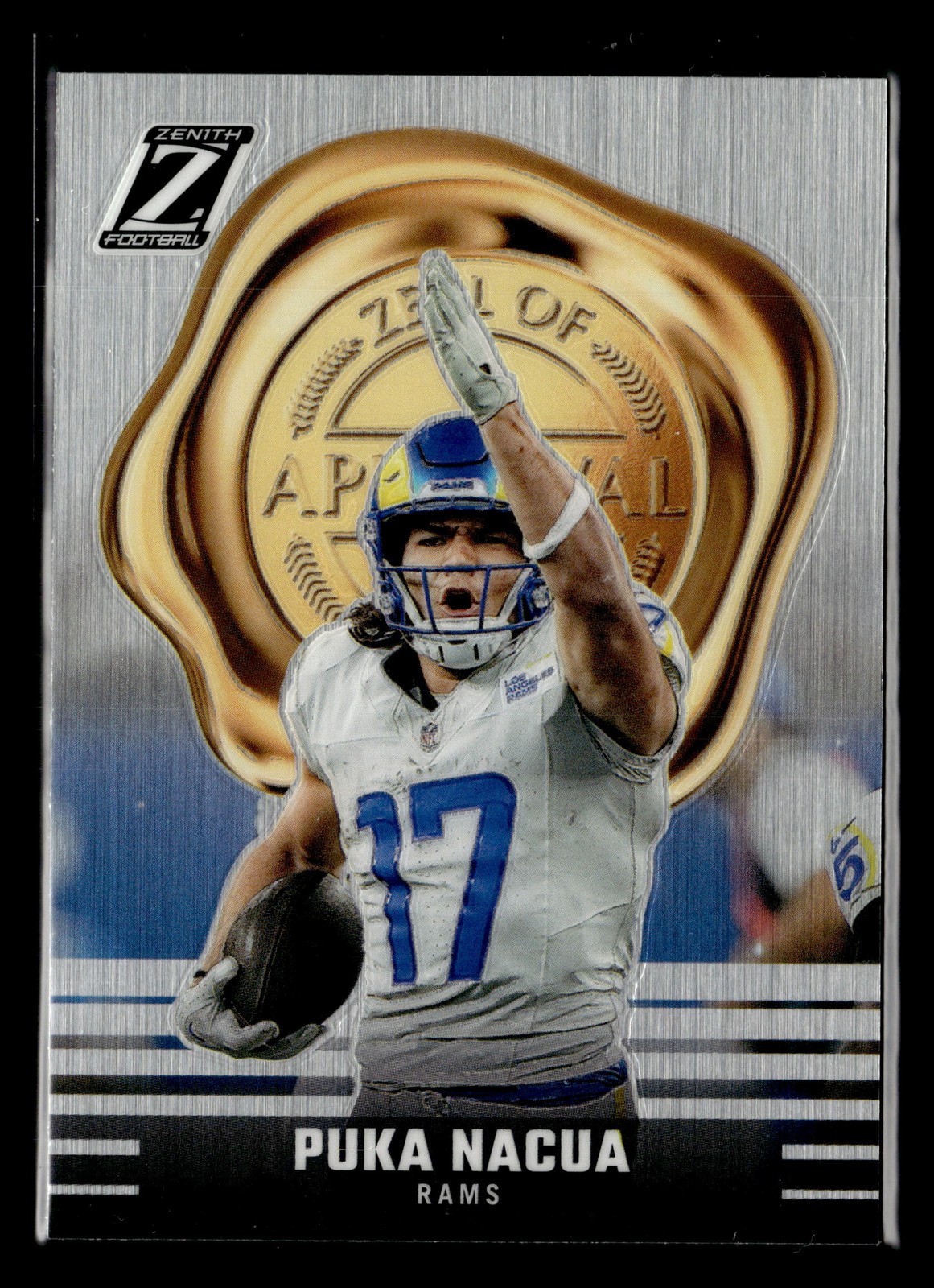 2023 Panini Zenith Zeal of Approval Rookie #30 Puka Nacua Los Angeles Rams