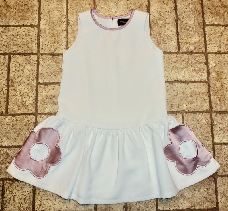 Victoria Beckham Girl's Dress w/ Flower Pockets. Sz. 4T. Cute!
