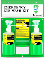Eye Wash Station Portable Emergency Eye Wash Kit, Wall Mounted OSHA Approved