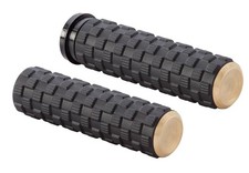 Arlen Ness Airtrax Brass Handlebar Grips (07-354)