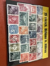 Briefmarken „25 versch. Böhmen u.Mähren“ nur kompl. Marken -Original verpackt!!!