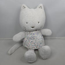 Jellycat - Bubble Kitty - Small Plush Soft Toy 7" Floral Dress Little Grey Cat