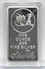 Silver Bullion 1 OZ. Fine Silver Towne Bar Fine Silver .999