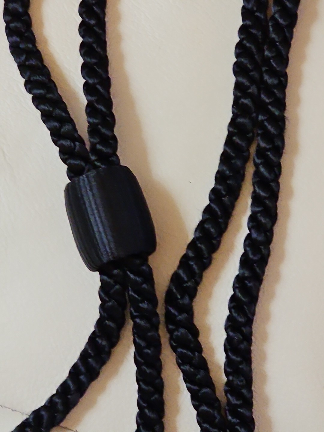 2 Black Curtain Drapery Decor Tassel Rope Cord Rope Tie Back  39"