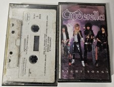 Cinderella Night Songs Original Cassette - 1986 - 2 For Price Of 1