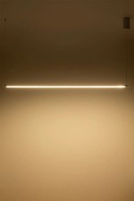 Bergene Linear pendant LED Hanging Ceiling Lamp in Metal 122 cm