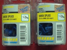 18-14AWG 50QTY QUICK SPLICE WIRE CONNECTORS TERMINALS SNAP SCOTCH LOCK NO STRIP