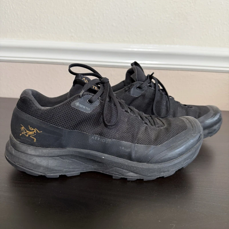 arcteryx aerios gore-tex hiking running vibram shoes
