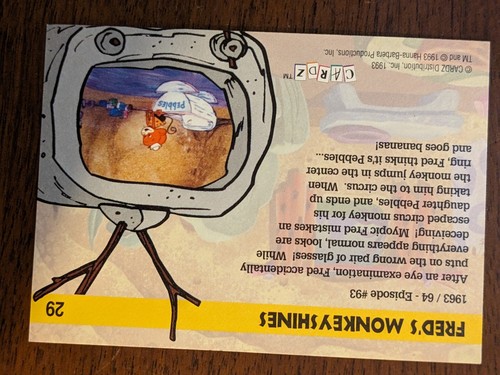 The Flintstones Hanna Barbera Trading Cards 1993 Cardz #s 01-100 NMT-MNT - Picture 28 of 188
