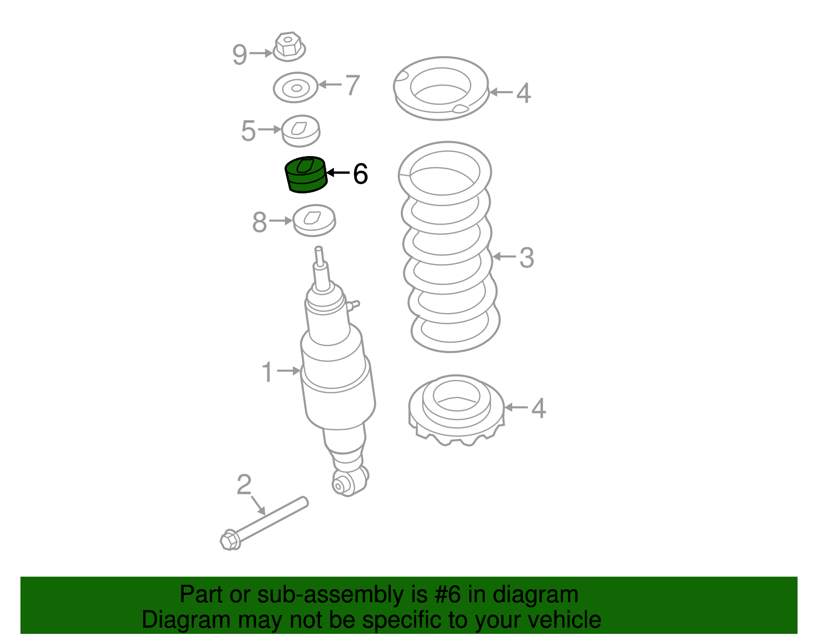 Nissan OEM Rear Suspensionshock Bushing 562181LA0A for sale online eBay
