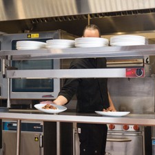 Adjustable 48" Strip Warmer Food Heat Lamp Commercial Buffet Calrod 