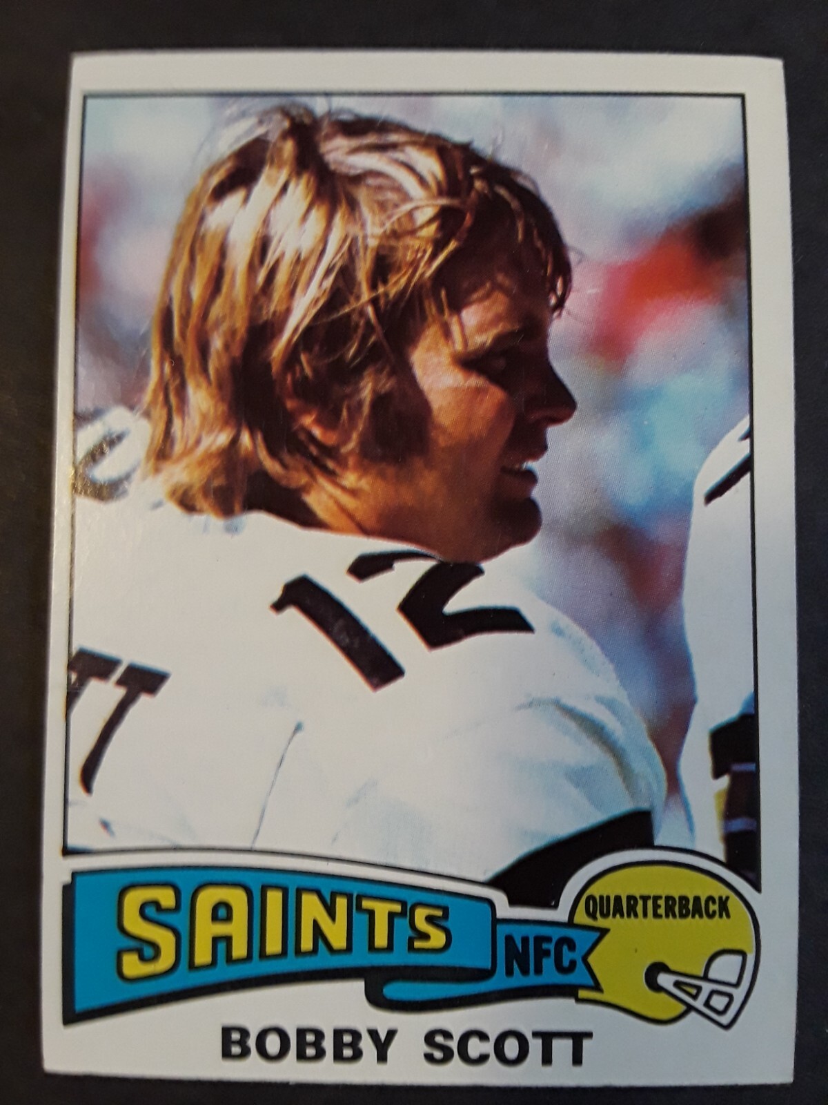 1975 Topps Bobby Scott Rookie #79 football card New Orleans Saints